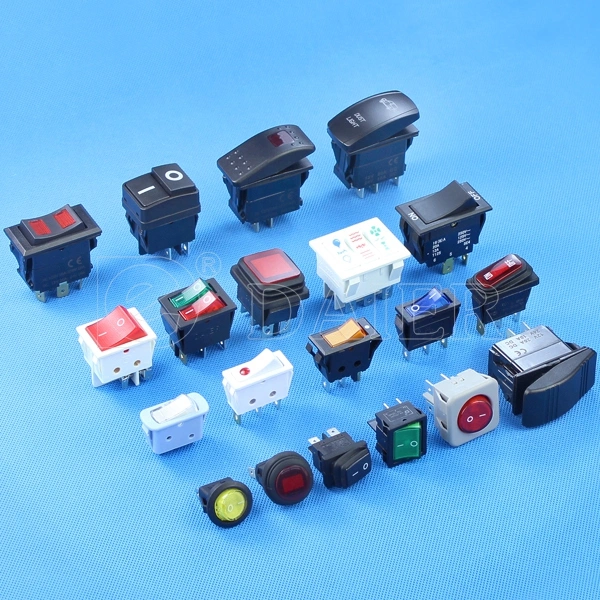 on off 3 Pin Illuminated LED Waterproof Rocker Switch