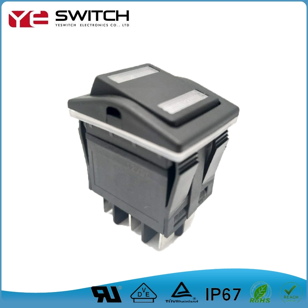 IP67 Waterproof DC Rocker Switch for Auto Parts